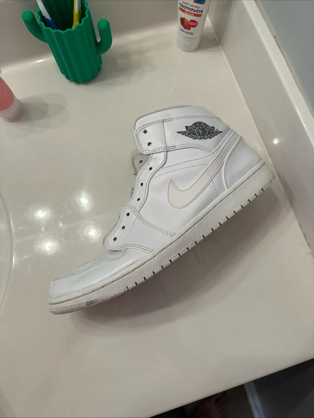 Jordan White Interior Label High-Top
